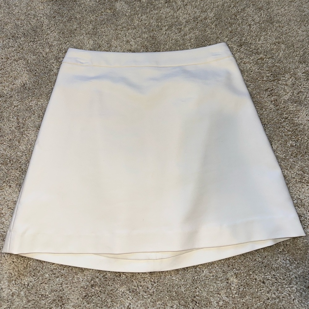 Express White Mini Skirt